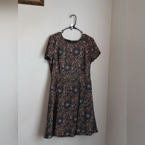 J. Crew Dress Women 10 Multicolor Floral Midi Paisley Church Versatile Academia